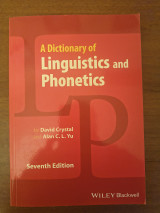 A dictionary of linguistics and phonetics