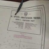 Ναυτικός χάρτης Κρήτη Ανατολίκο τμήμα 1967