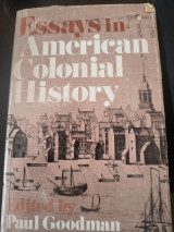 Essays in American colonial history