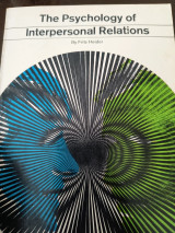 The psychology of interpersonal relations
