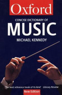The Concise Oxford Dictionary of Music