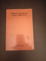 Political and Literary Essays, 1908-1913