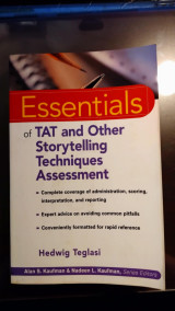 Essentials of TAT and other storytelling techniques assessment.