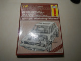 Owners Workshop Manual - Vw Golf , Jetta , Scirocci (petrol)