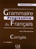 Grammaire progressive du français