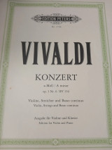 Konzert Für Violine, Streicher und Basso Continuo A-Moll Op. 3 Nr. 6 RV 356