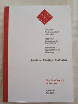 Realities/Psychoanalysis in Europe/Bulletin 75/Year 2021