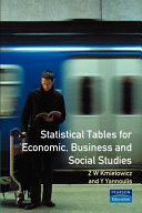 Statistical Tables for Economic, Business and Social Studies