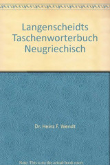 Langenscheidts Taschenworterbuch Neugriechisch