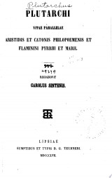 Plutarchi Vitae parallelae