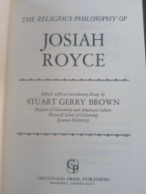 The religious philosophy of Josiah Royce