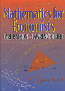 Mathematics for Economists