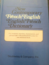 New contemporary French /English English french dictionary