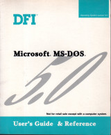 Microsoft MS-DOS Ver. 5.0 - User's guide & Reference - DFI - U.S. Patent 4955066 - SY20255-0391