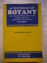 A Textbook Of Botany - Vol 1, 10Edition, S N Pandey, P S Trivedi