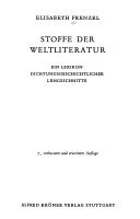 Stoffe der Weltliteratur