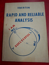 Rapid and reliable analysis.