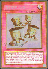 1 κάρτα Yu-Gi-Oh! Trading card game: Magical Hats (trap card)