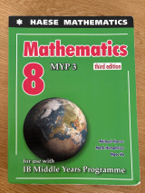 Mathematics 8 MYP 3 third edition