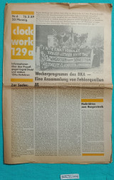 Clockwork 129a Nr. 6 : Informationen uber den Prozess gegen und andere 129a-Verfahren