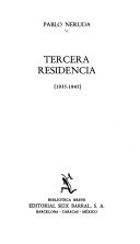 Tercera residencia, 1935-1945