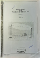 Route design for radio links above 17 GHz