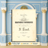 Rhapsodies Hongroises pour piano par F. Liszt - 5ieme 6ieme [Augener' s Edition: London (1900)] Λιστ, παρτιτούρα, μουσική, sheet music, score