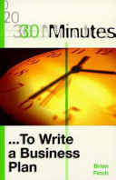 30 Minutes - to Write a Business Plan