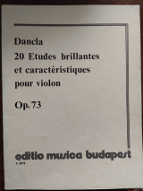 20 violin etudes Op 73