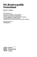 Die Bundesrepublik Deutschland: Kultur