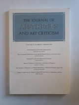 The journal of aesthetics and art criticism, vol. 59,2 (Spring 2001)