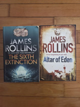 James Rollins – The Sixth Extinction & Altar of Eden - 2 βιβλία