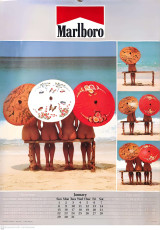 Ημερολογιο τοιχου Marlboro 1984