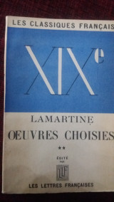 Lamartine oeuvres choisies