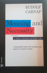 Meaning and Necessity