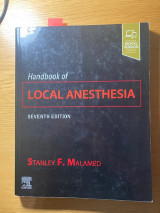 Handbook of local anesthesia