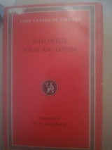 Sidonius: Poems. Letters I-II