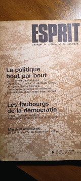 Revue Esprit No 90 juin 1984