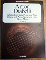 Diabelli Anton Sehr Leichte Stucke Vol. 2 - Very Easy Pieces For Guitar and Piano Vol. 2