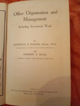 Office organisation and management including secreterial work