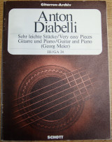 Anton diabelli sehr leihte stuke/very easy pieces guitar and piano III/GA 24 (3ο τεύχος)