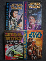 Star Wars Corellian Trilogy – Πλήρης Τριλογία + Millenium Falcon – 4 βιβλία