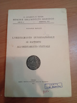 L'Ordinamento Internazionale in Rapporto all' Ordinamento Statuale