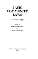 Basic Community Laws