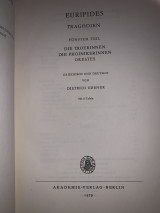 Euripides Tragödien fünfter Teil