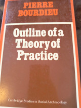 Outline of a theory of Practice