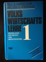 Volks wirtschafts lehre band 1