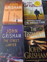 The testament + the abduction + the street lawyer + the last juror. 4 βιβλία μαζί.
