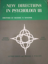 New directions in psychology III