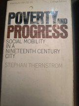 Poverty and progress